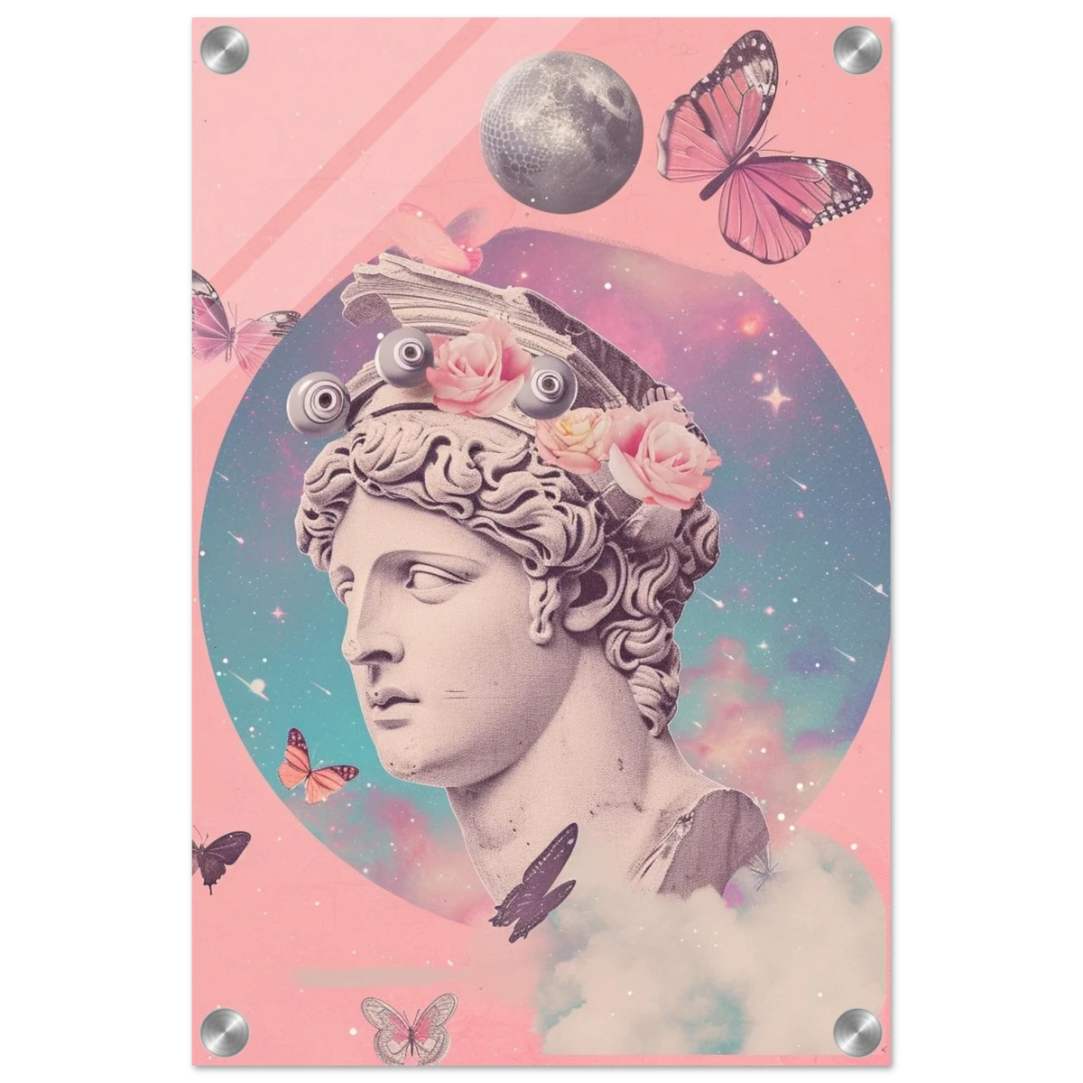 Divine Daydream – Neo - Classical Cosmic Reverie | Wall Art Print - Acrylic Print - 30x45 cm / 12x18″ -
