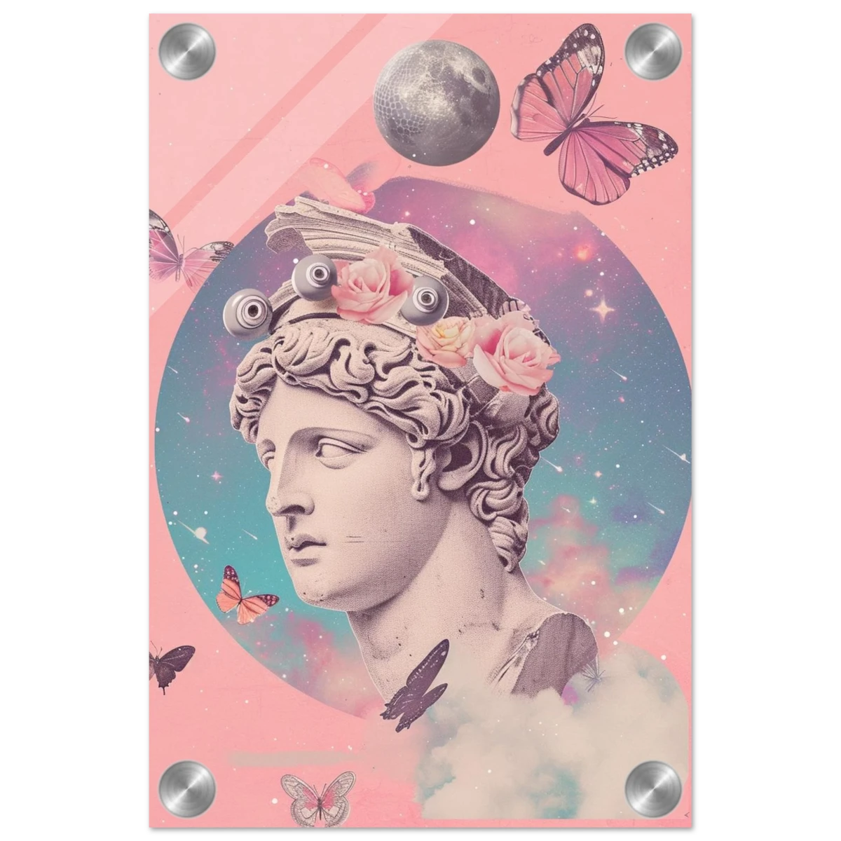 Divine Daydream – Neo - Classical Cosmic Reverie | Wall Art Print - Acrylic Print - 20x30 cm / 8x12″ -