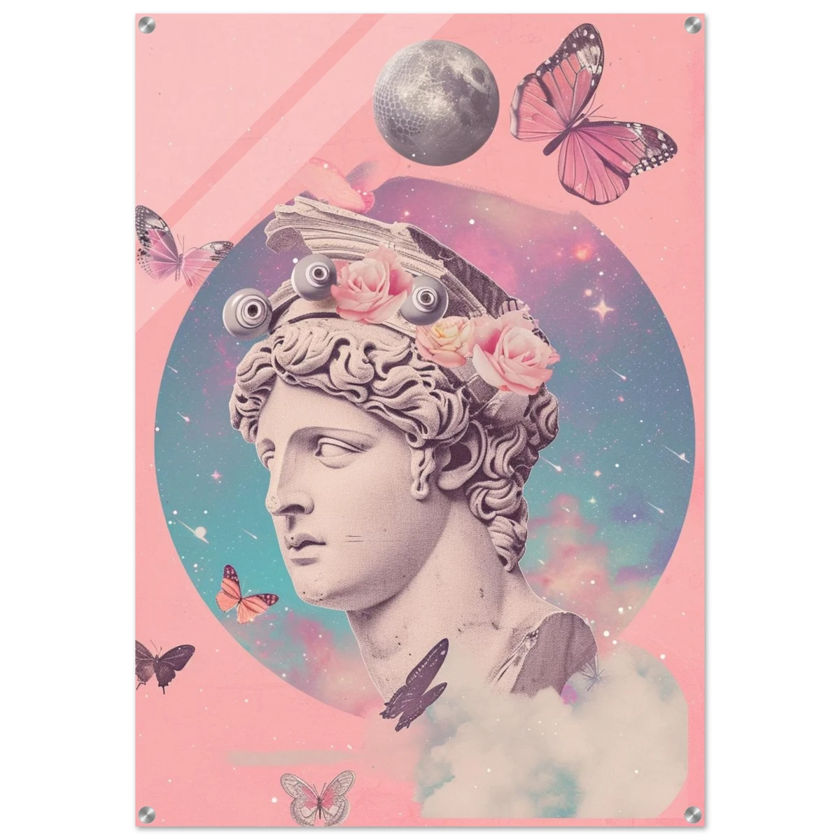 Divine Daydream – Neo - Classical Cosmic Reverie | Wall Art Print - Acrylic Print - 70x100 cm / 28x40″ -