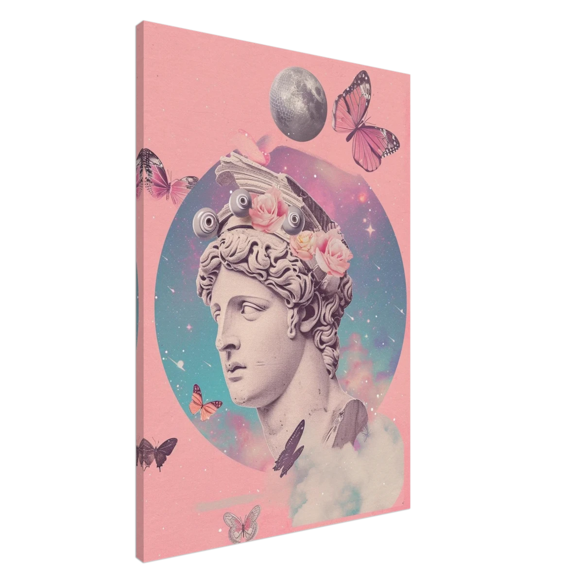 Divine Daydream – Neo - Classical Cosmic Reverie | Wall Art Print - Canvas - 70x100 cm / 28x40″ -