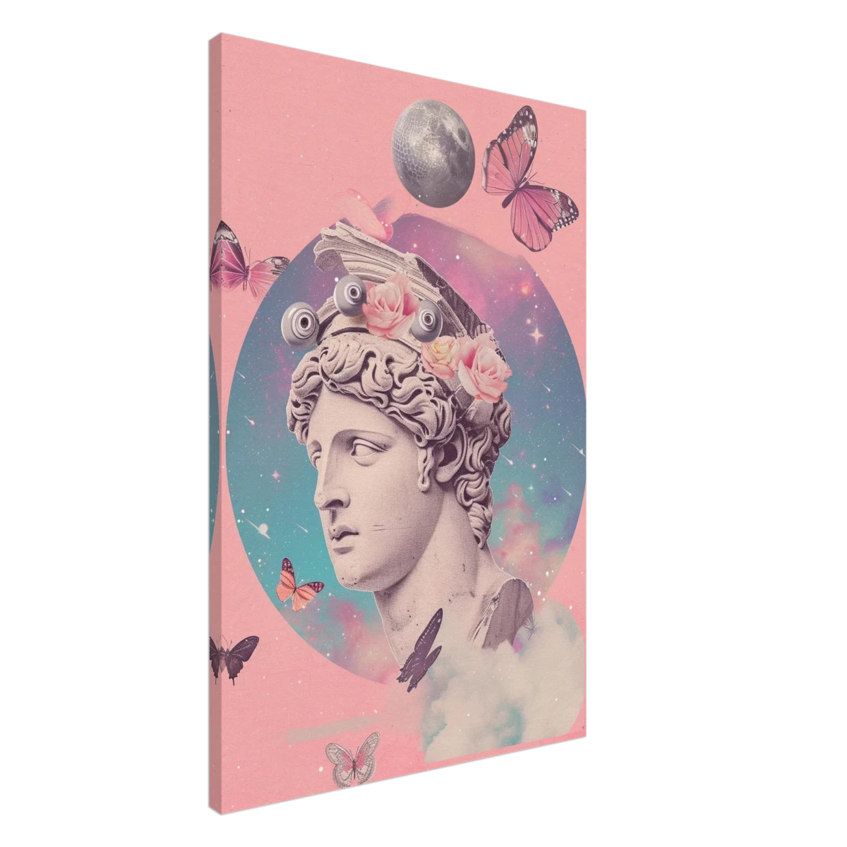 Divine Daydream – Neo - Classical Cosmic Reverie | Wall Art Print - Canvas - 60x90 cm / 24x36″ -
