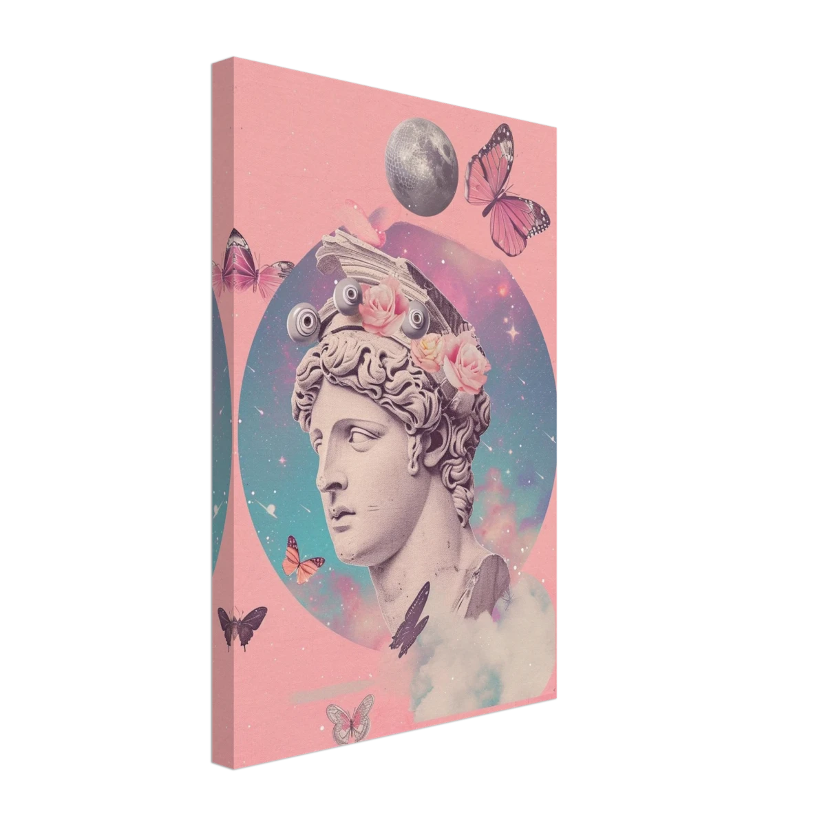 Divine Daydream – Neo - Classical Cosmic Reverie | Wall Art Print - Canvas - 30x45 cm / 12x18″ -