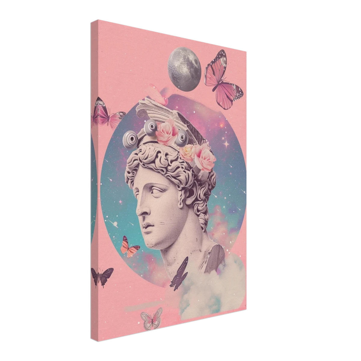 Divine Daydream – Neo - Classical Cosmic Reverie | Wall Art Print - Canvas - 40x60 cm / 16x24″ -