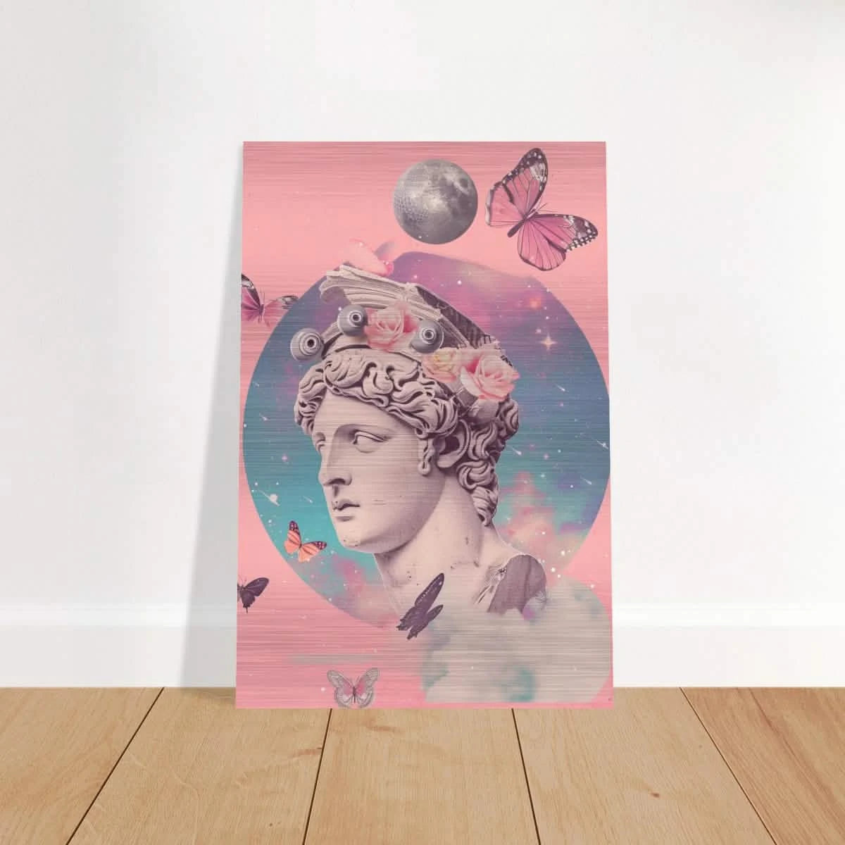 Divine Daydream – Neo - Classical Cosmic Reverie | Wall Art Print - Brushed Aluminum Print - 50x75 cm / 20x30″ -