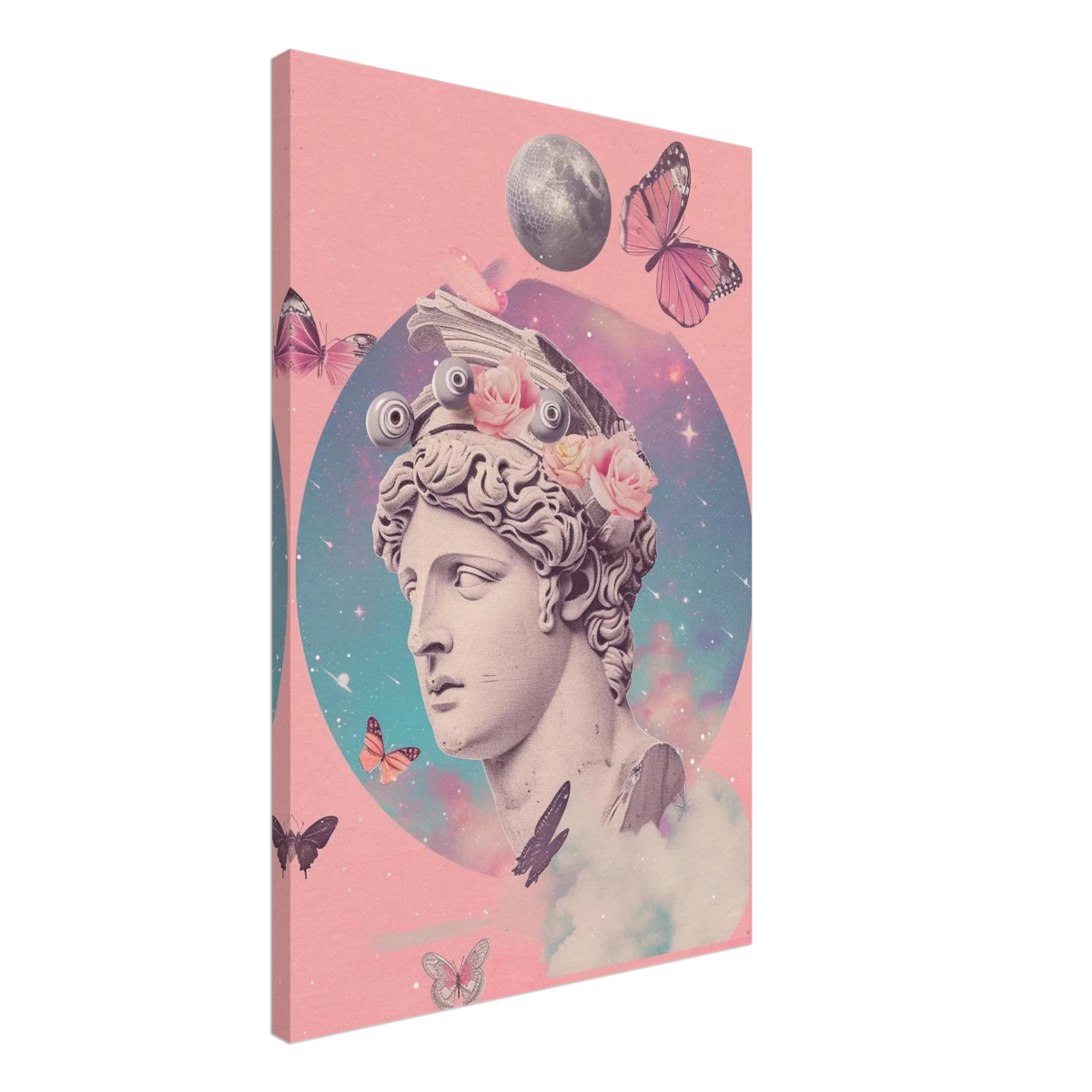 Divine Daydream – Neo - Classical Cosmic Reverie | Wall Art Print - Canvas - 50x75 cm / 20x30″ -