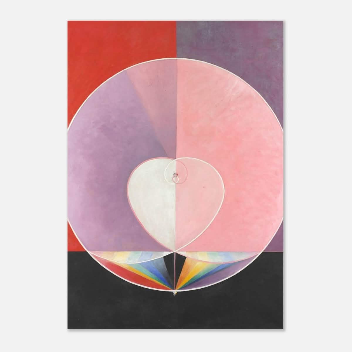 Dove No. 2 by Hilma af Klint 1915 - Aluminum Print - 70x100 cm / 28x40″ -