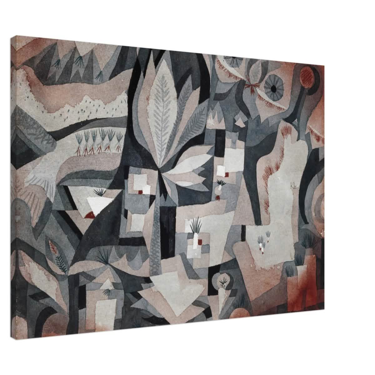 Dry Cooler Garden by Paul Klee - Canvas - 70x100 cm / 28x40″ - Slim