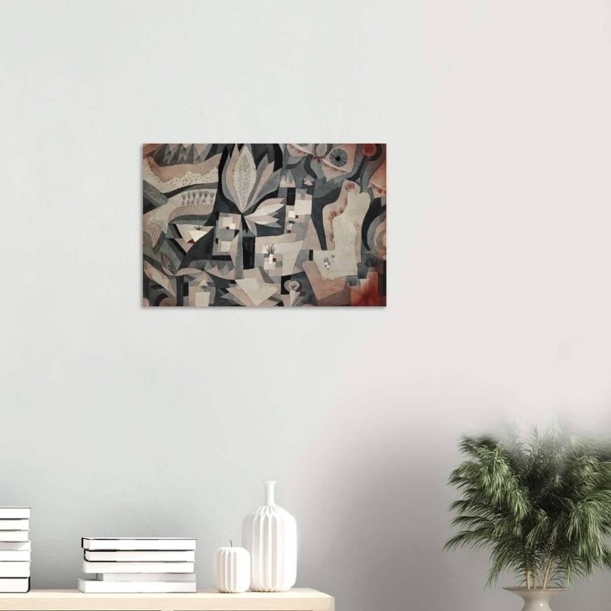 Dry Cooler Garden by Paul Klee - Wood Prints - 40x60 cm / 16x24″ - 10 mm