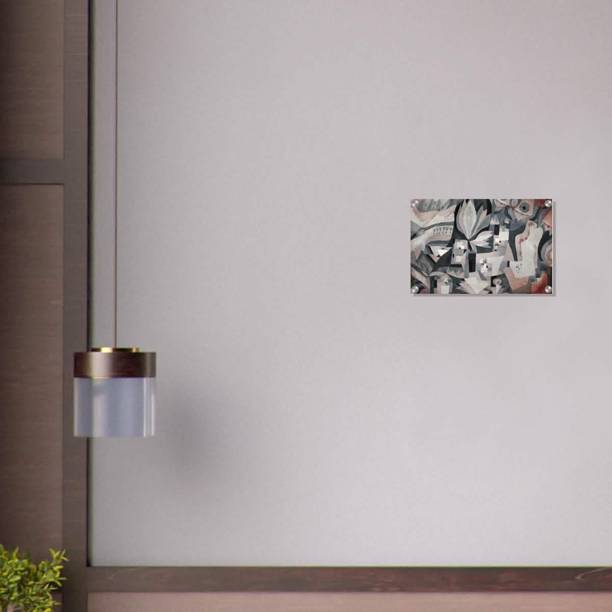 Dry Cooler Garden by Paul Klee - Acrylic Print - 30x45 cm / 12x18″ -