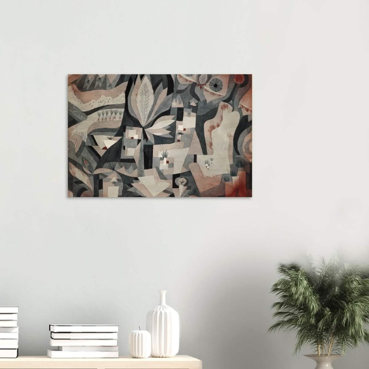 Dry Cooler Garden by Paul Klee - Wood Prints - 50x75 cm / 20x30″ - 10 mm
