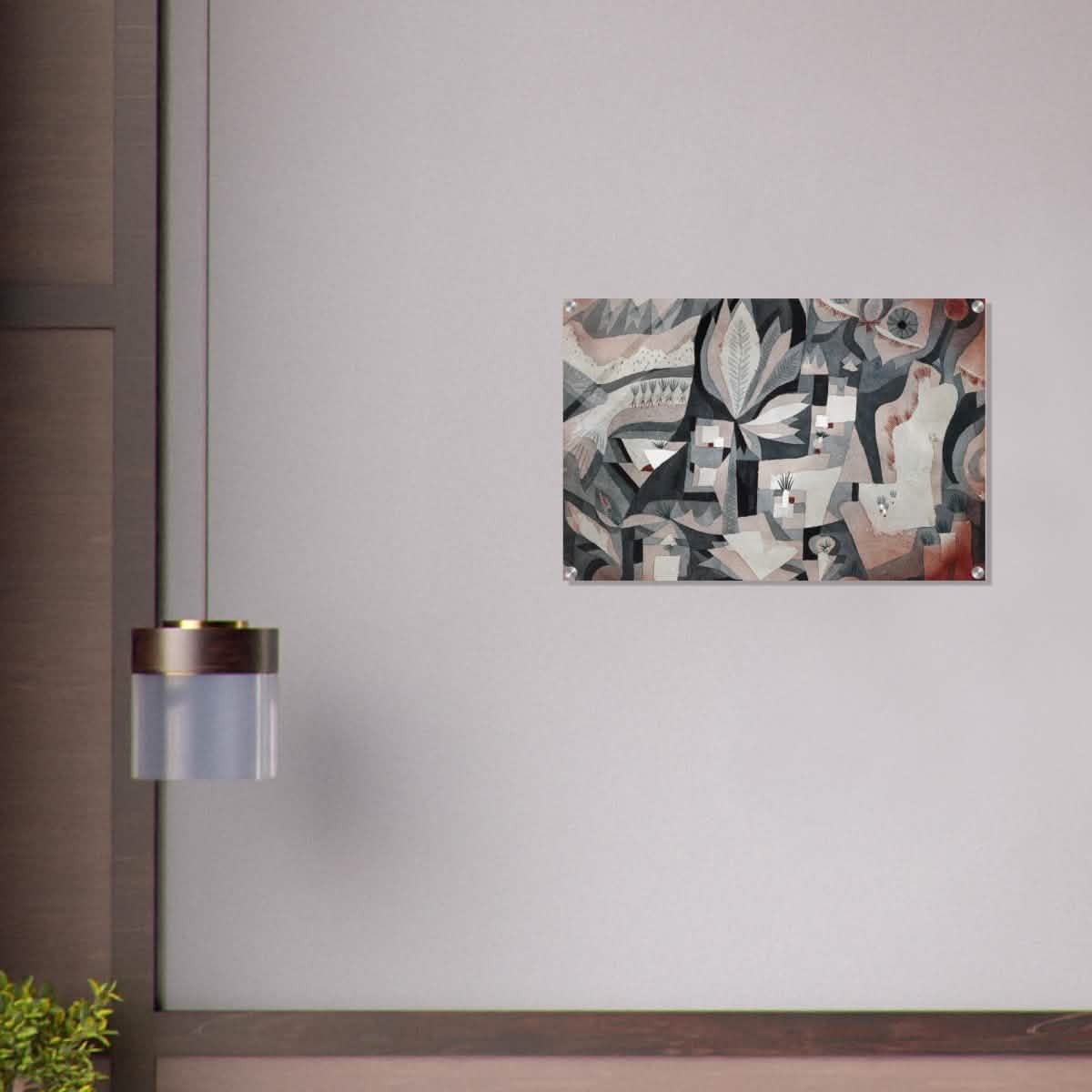 Dry Cooler Garden by Paul Klee - Acrylic Print - 50x75 cm / 20x30″ -