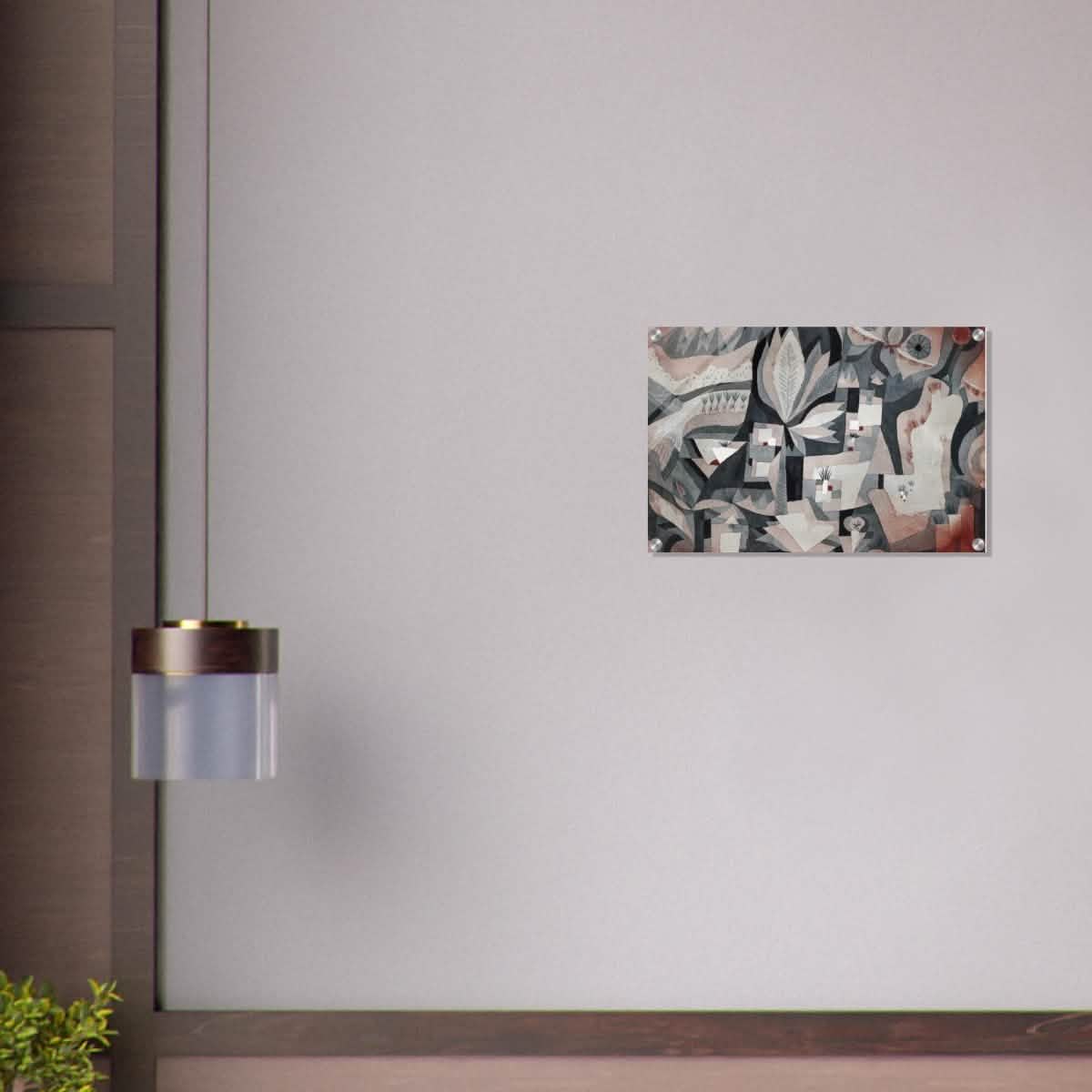 Dry Cooler Garden by Paul Klee - Acrylic Print - 40x60 cm / 16x24″ -