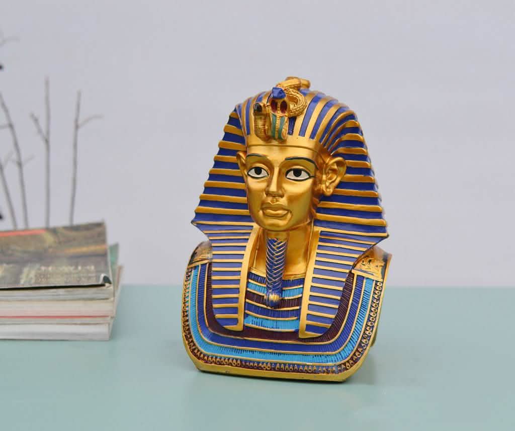Egyptian Character Sculpture – Ancient Art Décor - 16x15x23cm -