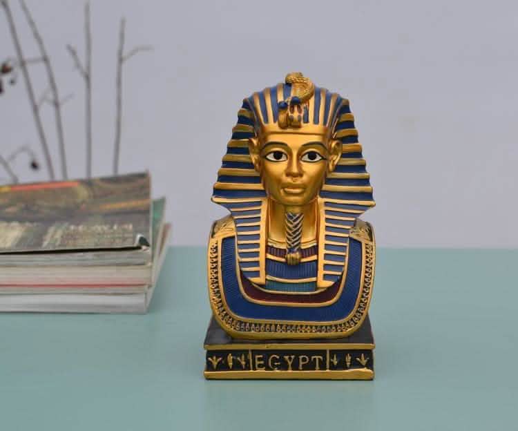 Egyptian Character Sculpture – Ancient Art Décor - 16x15x23cm -