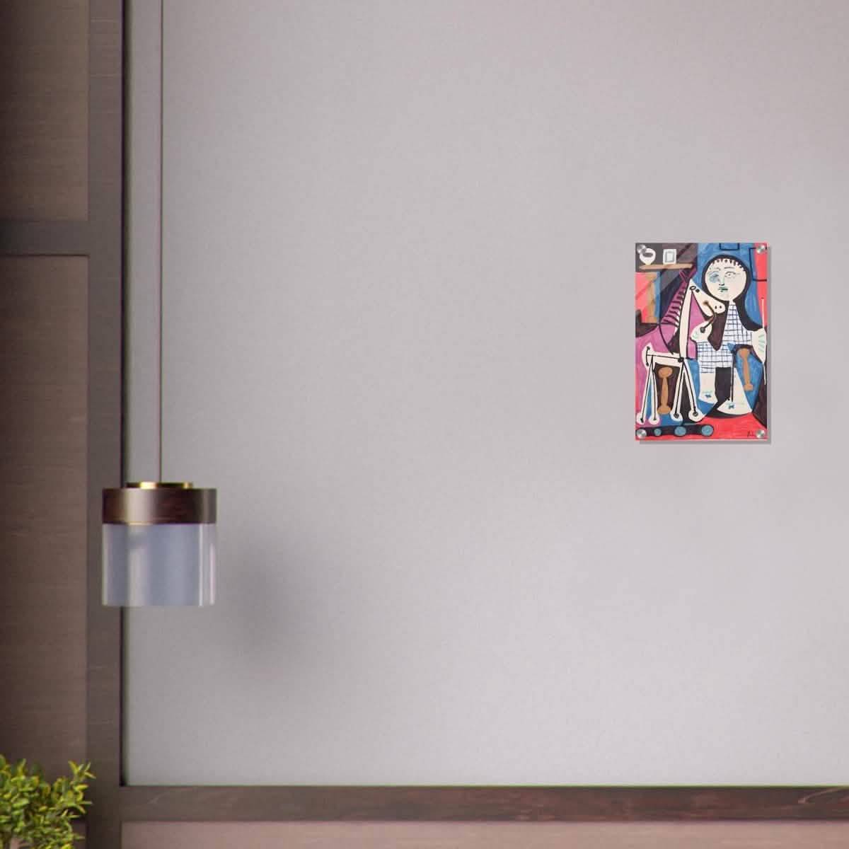 Enfant Avec Cheval a Toulettes by Pablo Picasso - Acrylic Print - 30x45 cm / 12x18″ -