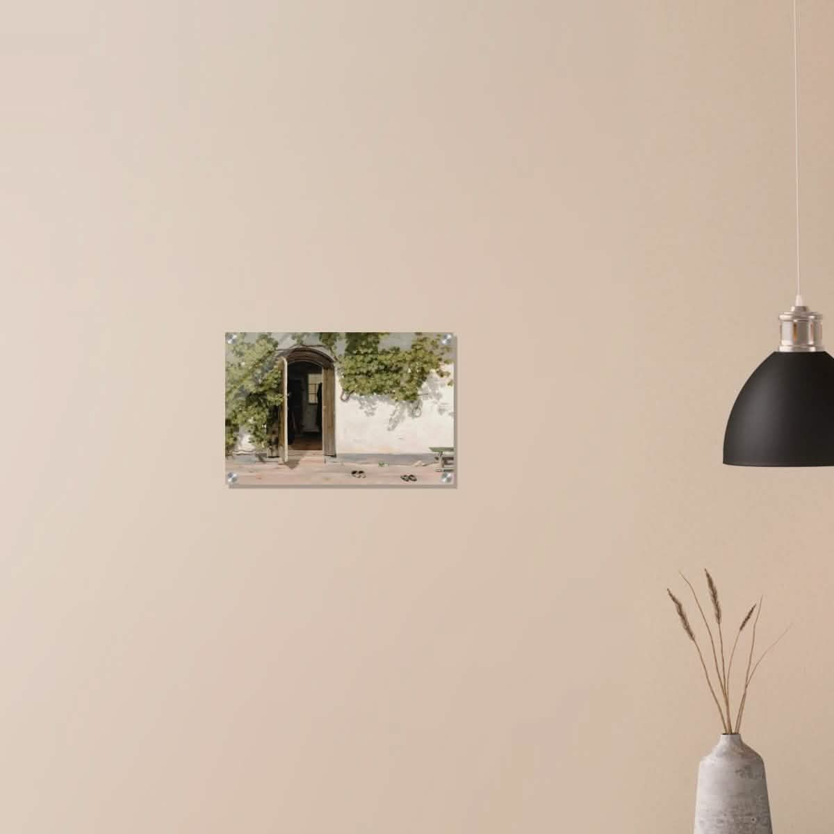 Entrance by Martinus Rorbye - Acrylic Print - 30x45 cm / 12x18″ -