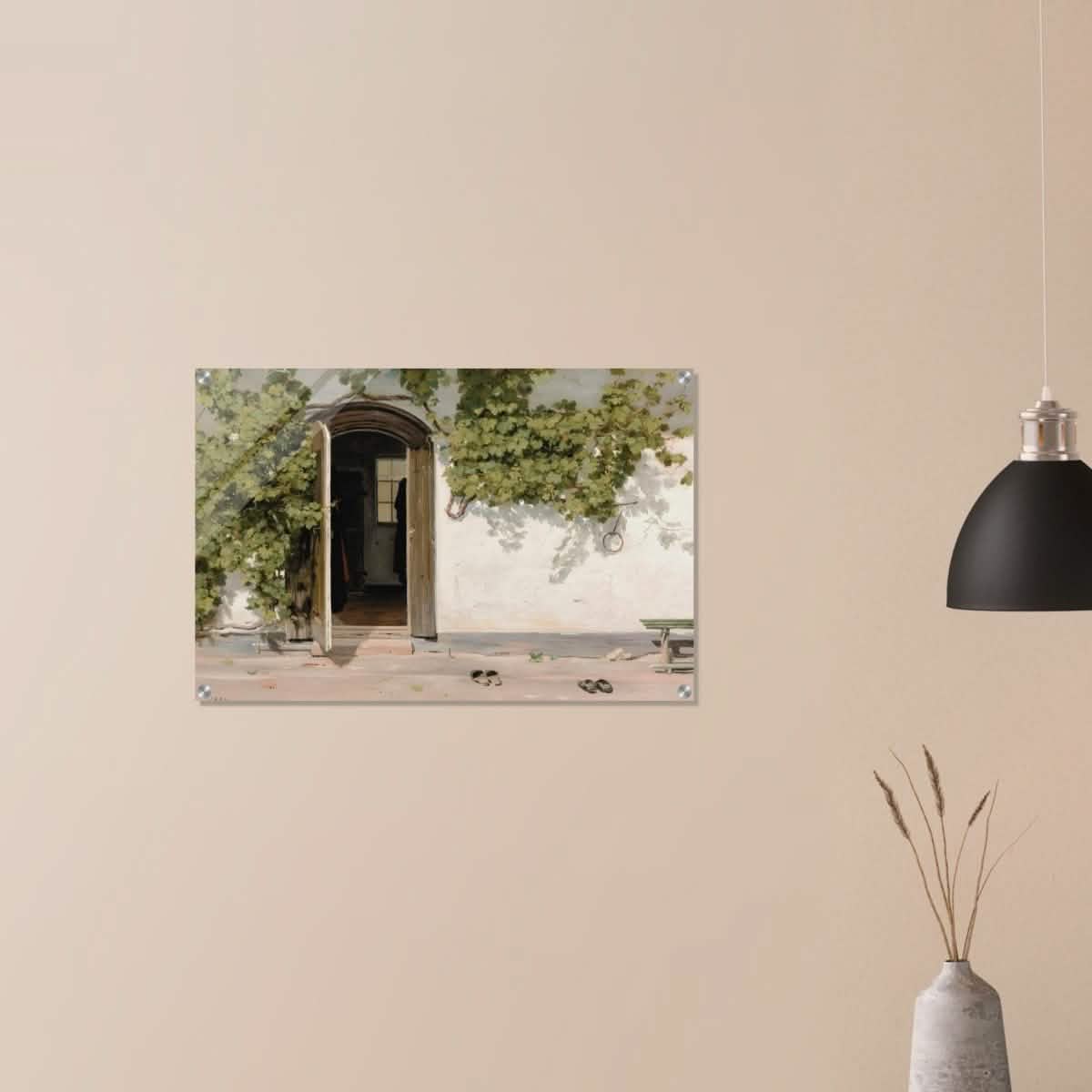 Entrance by Martinus Rorbye - Acrylic Print - 50x75 cm / 20x30″ -