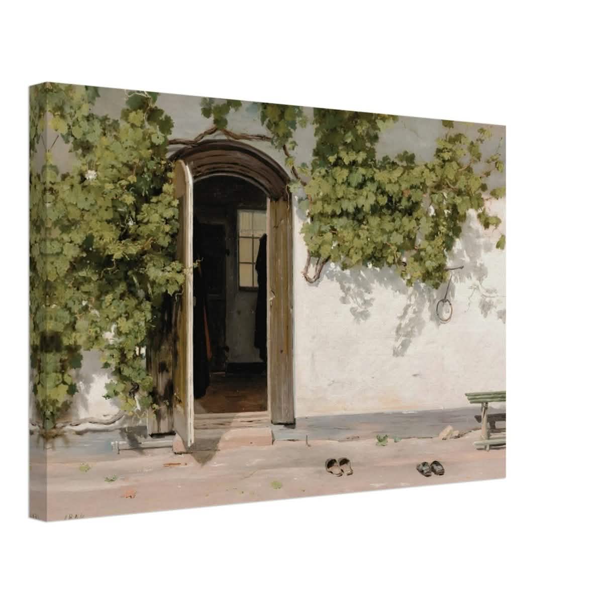 Entrance by Martinus Rorbye - Canvas - 40x60 cm / 16x24″ - Thick