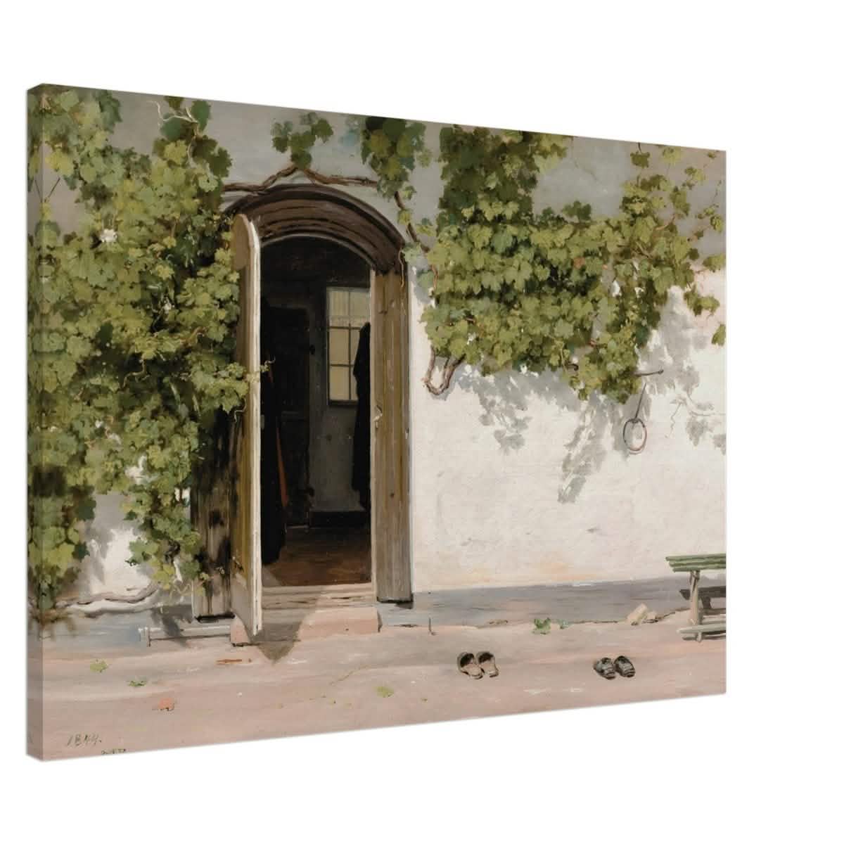 Entrance by Martinus Rorbye - Canvas - 70x100 cm / 28x40″ - Thick