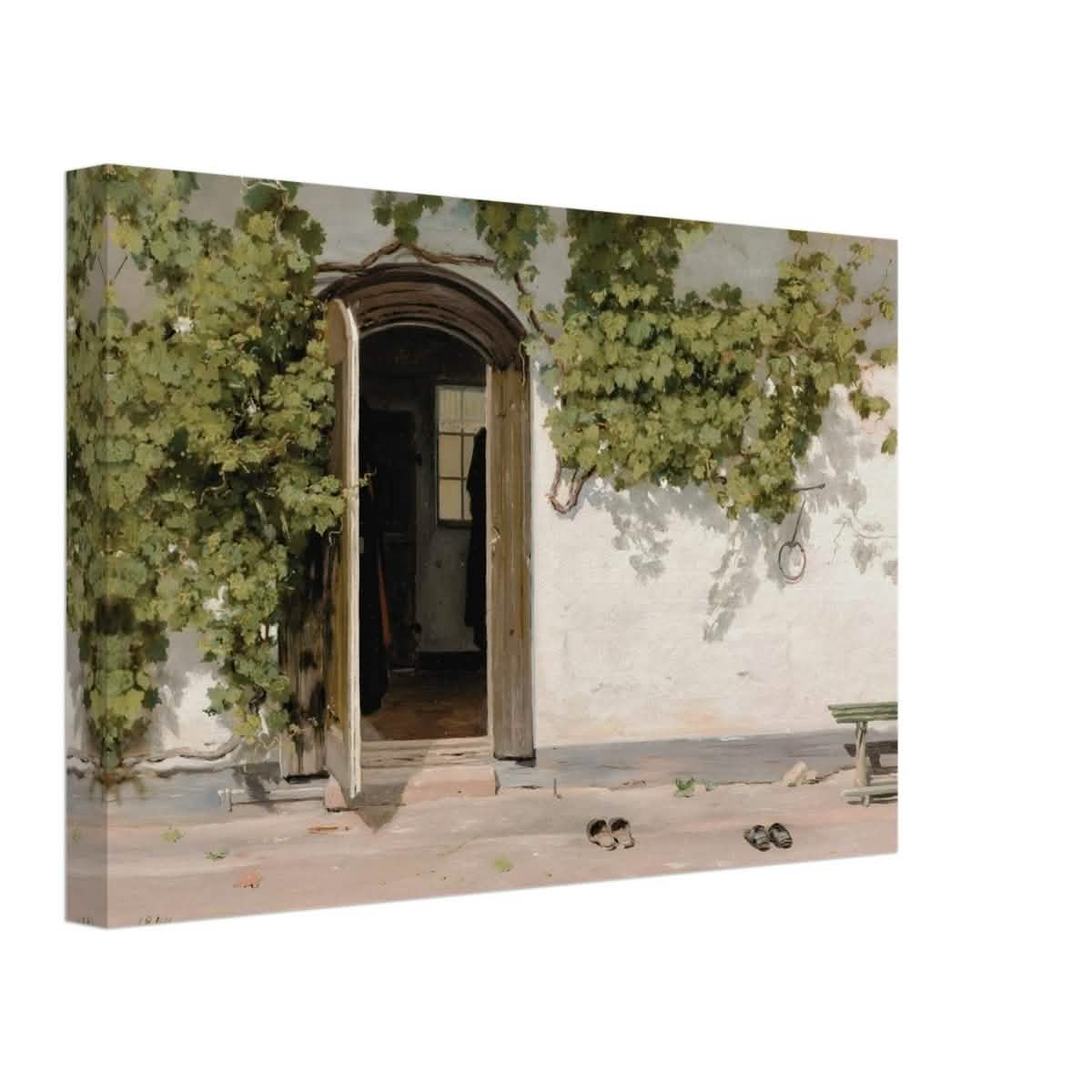 Entrance by Martinus Rorbye - Canvas - 30x45 cm / 12x18″ - Thick