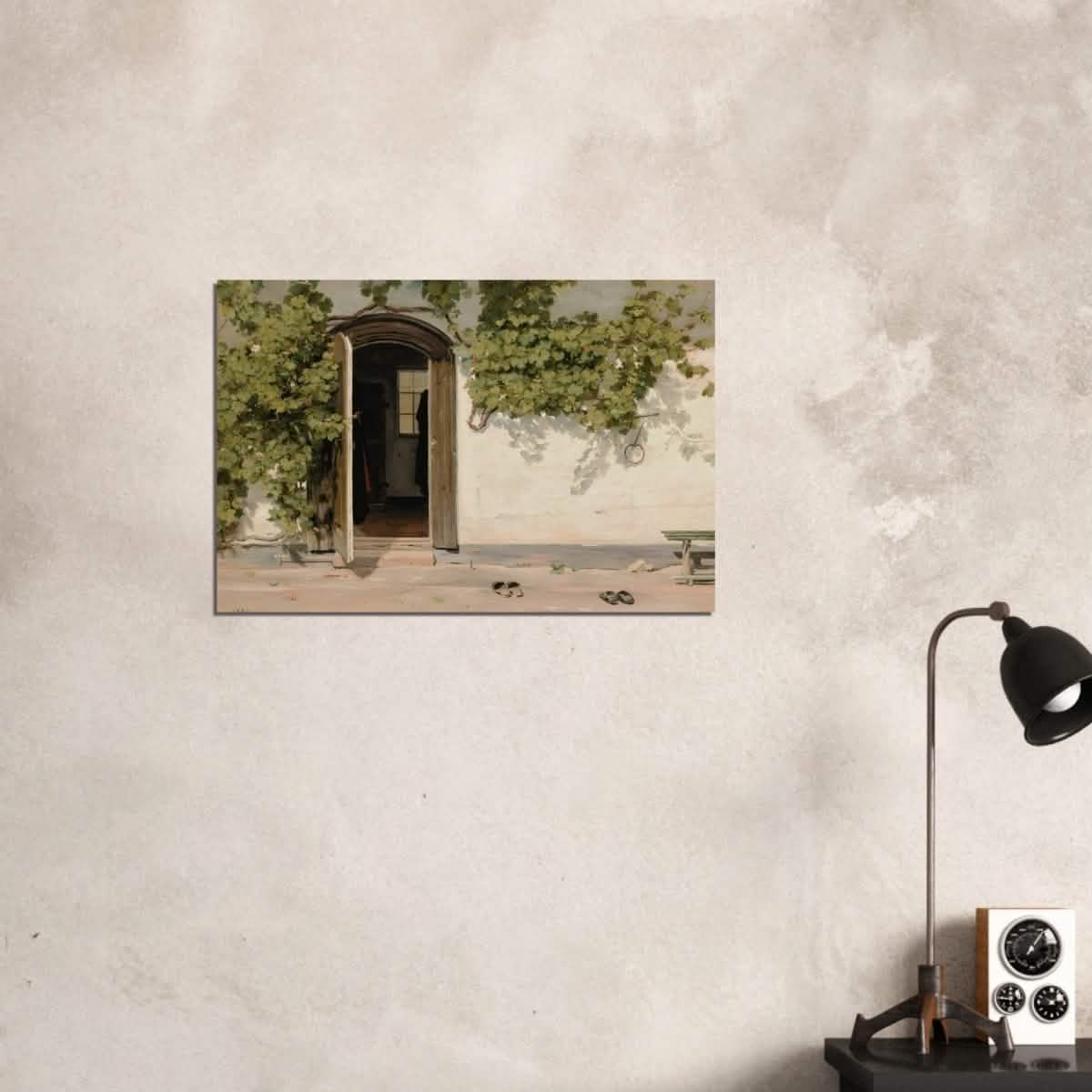 Entrance by Martinus Rorbye - Wood Prints - 50x75 cm / 20x30″ - 10 mm