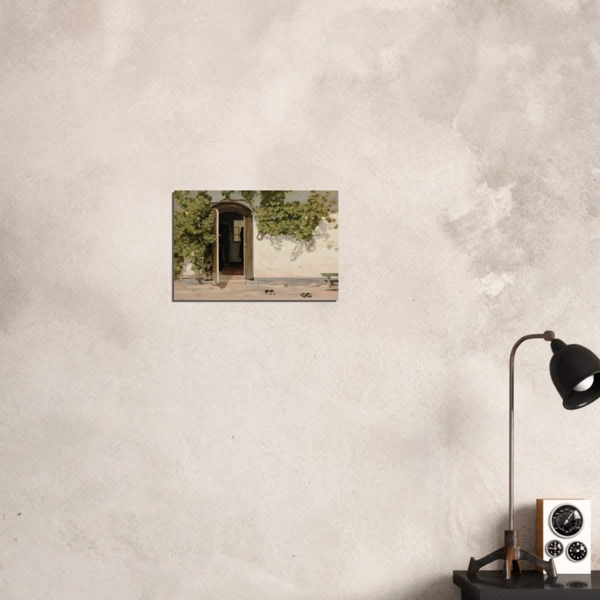 Entrance by Martinus Rorbye - Wood Prints - 30x45 cm / 12x18″ - 10 mm