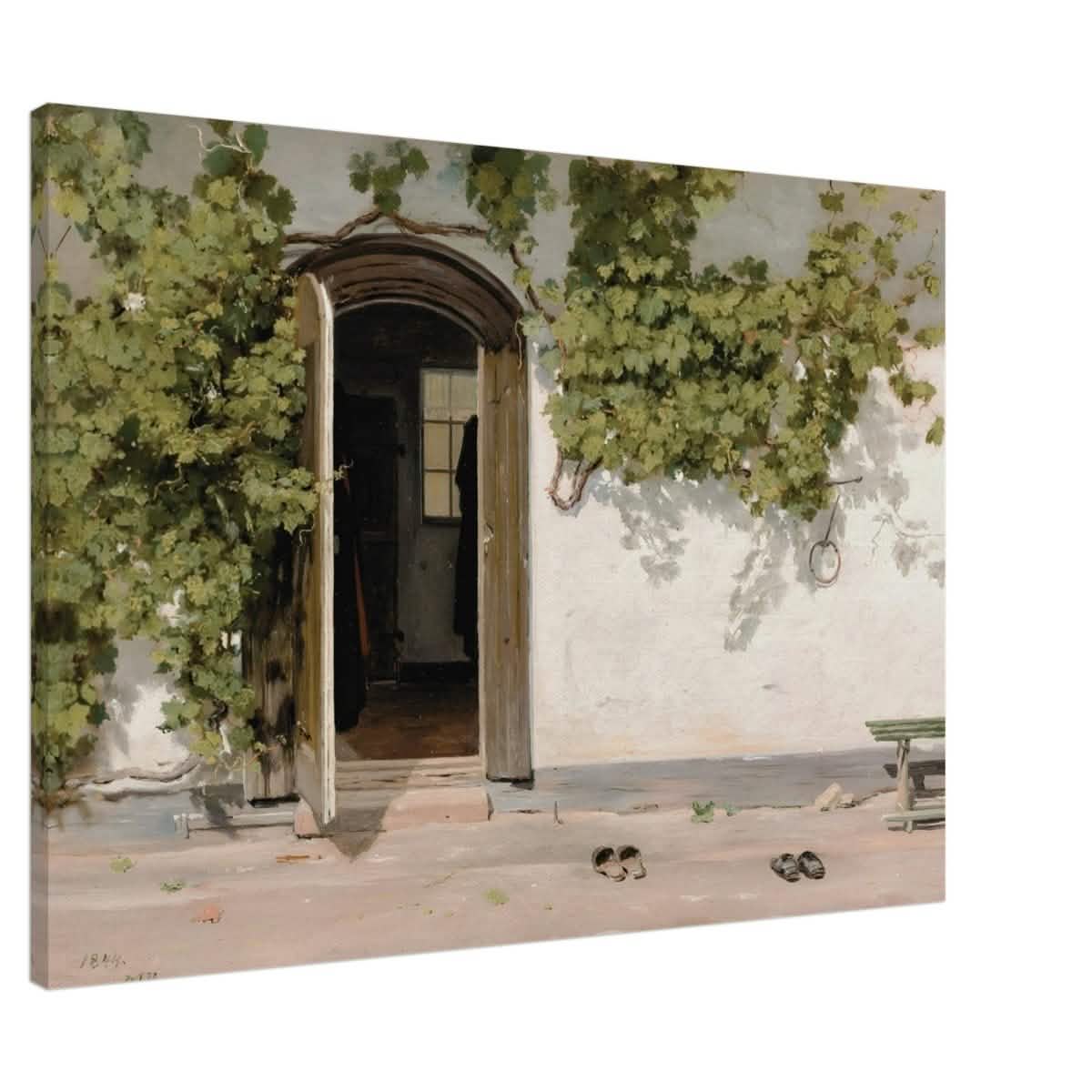 Entrance by Martinus Rorbye - Canvas - 70x100 cm / 28x40″ - Slim