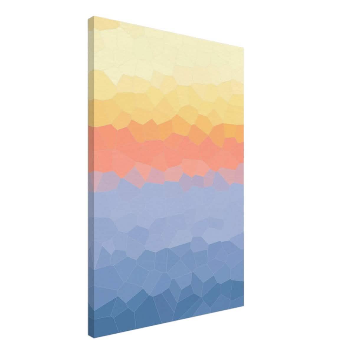 Ethereal Horizon: A Symphony of Color & Light | Abstract Wall art print - 50x75 cm / 20x30″ - Canvas -
