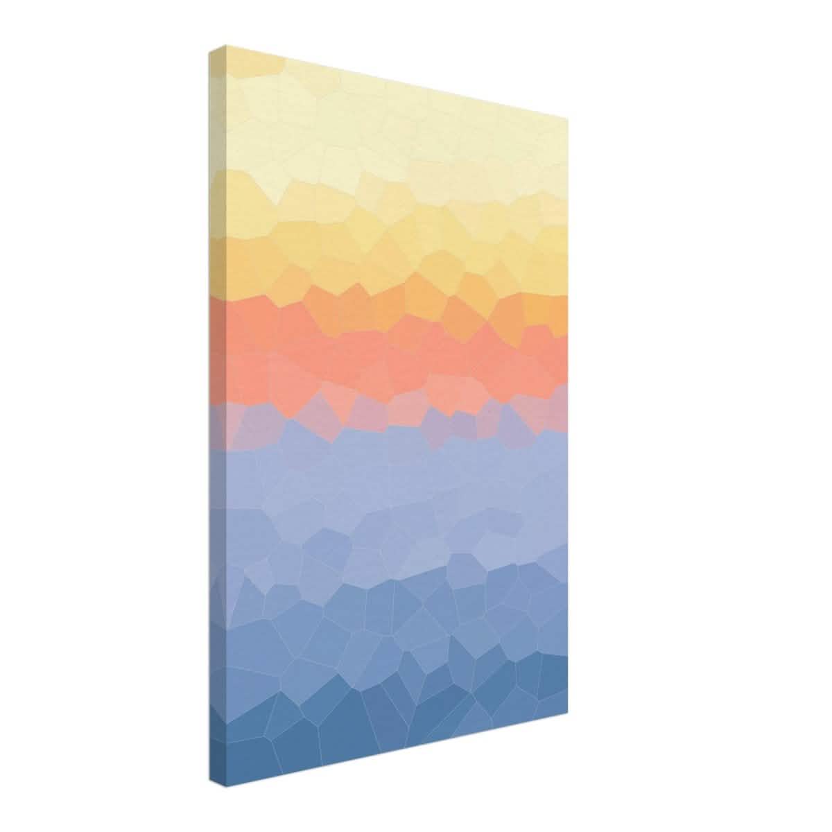 Ethereal Horizon: A Symphony of Color & Light | Abstract Wall art print - 40x60 cm / 16x24″ - Canvas -