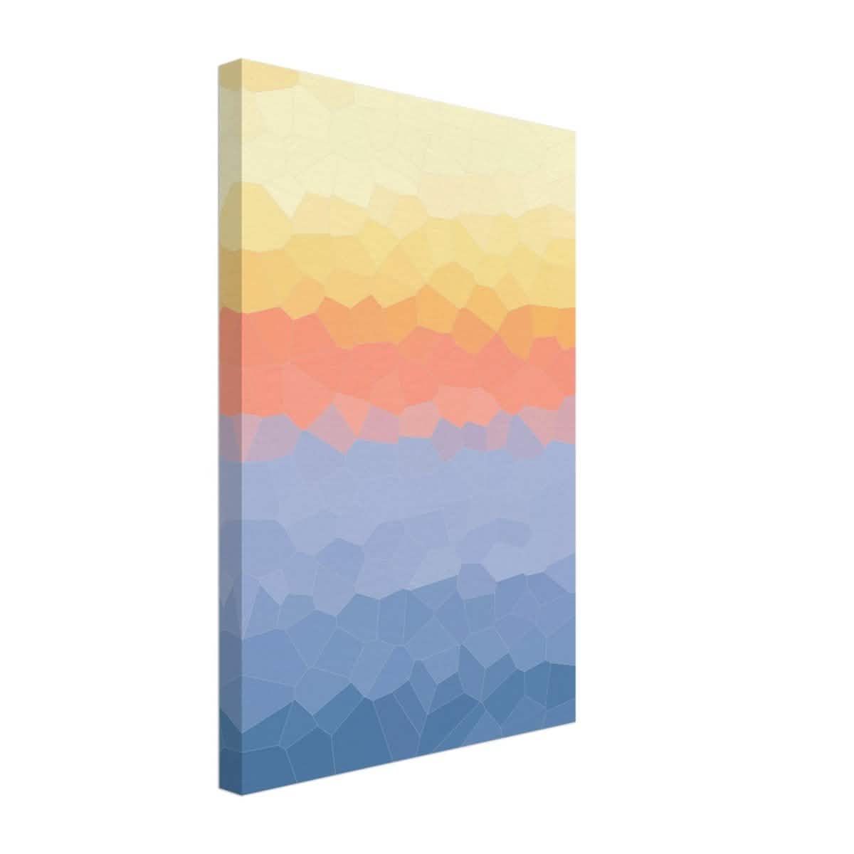 Ethereal Horizon: A Symphony of Color & Light | Abstract Wall art print - 30x45 cm / 12x18″ - Canvas -