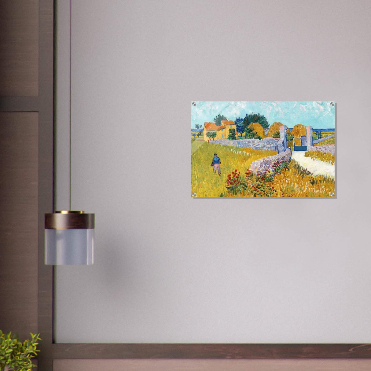 Farmhouse in Provence by Vincent van Gogh 1888 | Vintage wall art print - Acrylic Print - 50x75 cm / 20x30″ -