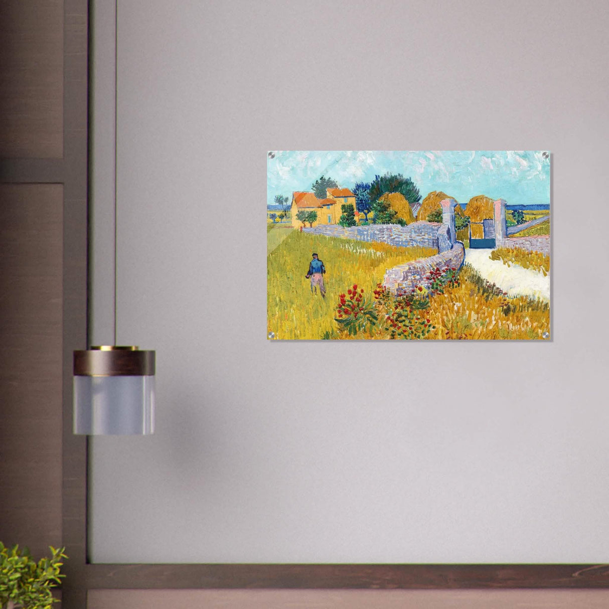 Farmhouse in Provence by Vincent van Gogh 1888 | Vintage wall art print - Acrylic Print - 60x90 cm / 24x36″ -