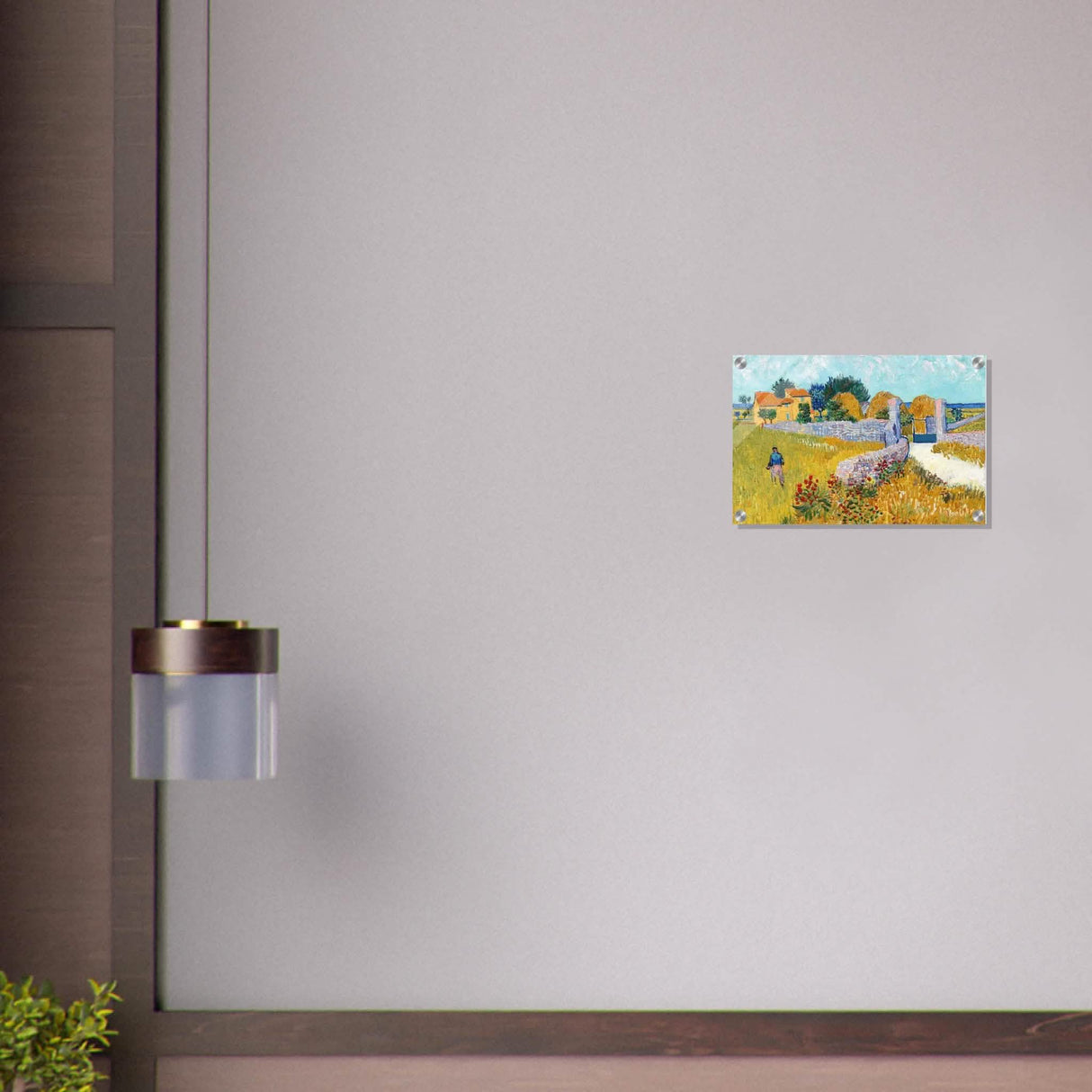 Farmhouse in Provence by Vincent van Gogh 1888 | Vintage wall art print - Acrylic Print - 30x45 cm / 12x18″ -