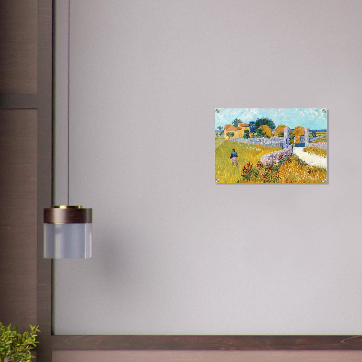 Farmhouse in Provence by Vincent van Gogh 1888 | Vintage wall art print - Acrylic Print - 40x60 cm / 16x24″ -
