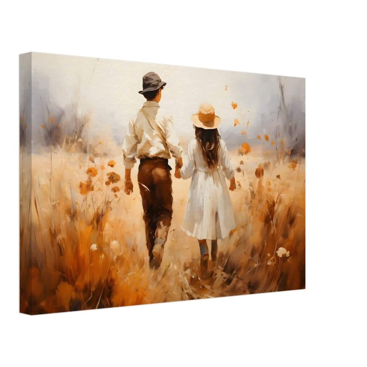 Fields of Togetherness | Impressionistic Art - Canvas - 30x45 cm / 12x18″ -