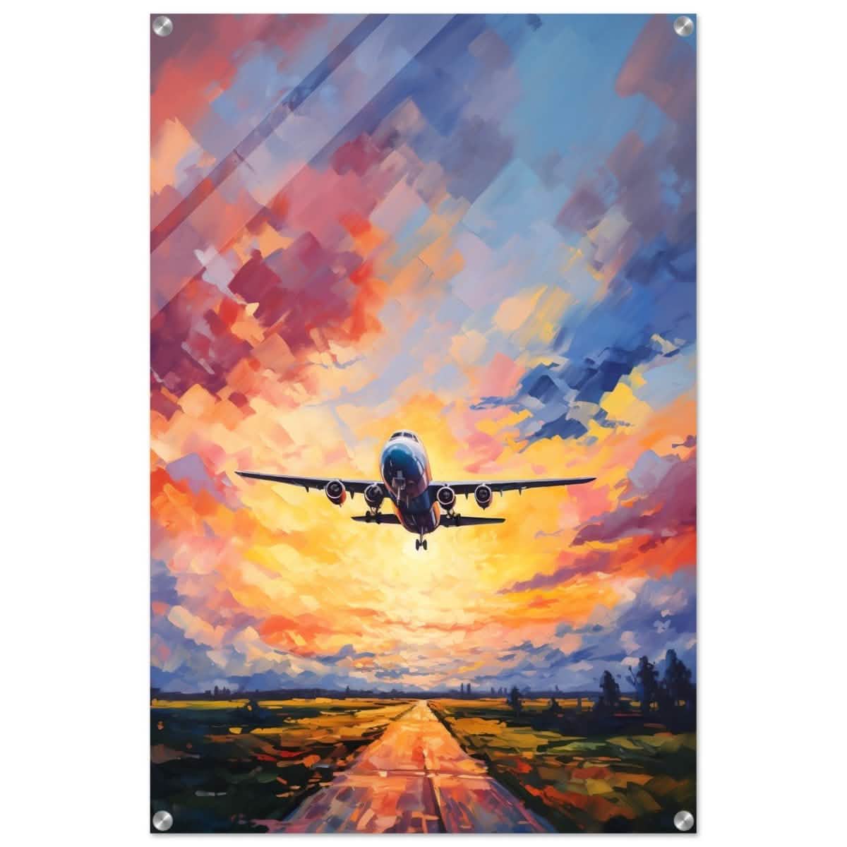 Flight into Radiance | Travel collection wall art print - Acrylic Print - 30x45 cm / 12x18″ -
