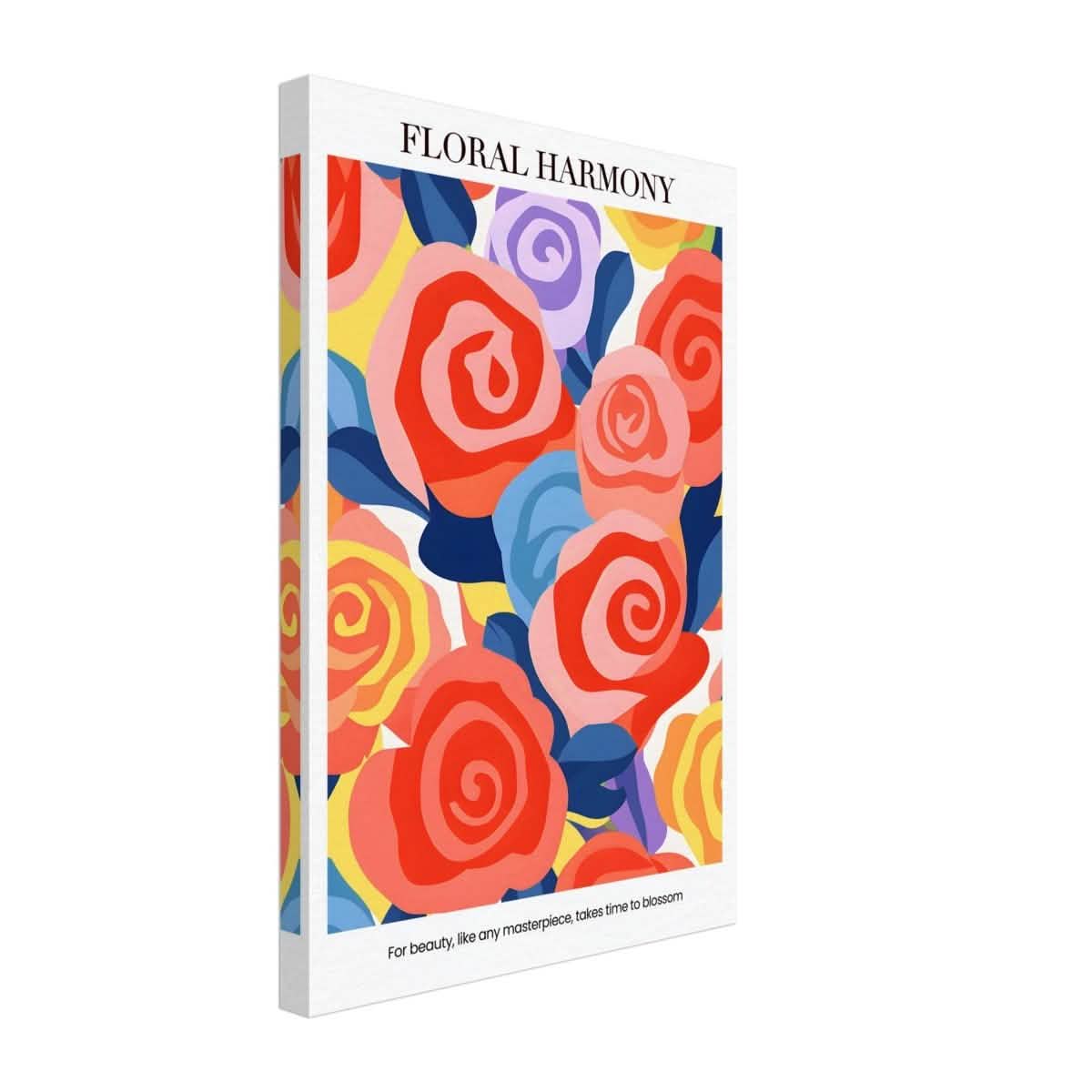 Floral Harmony - Canvas - 30x45 cm / 12x18″ -