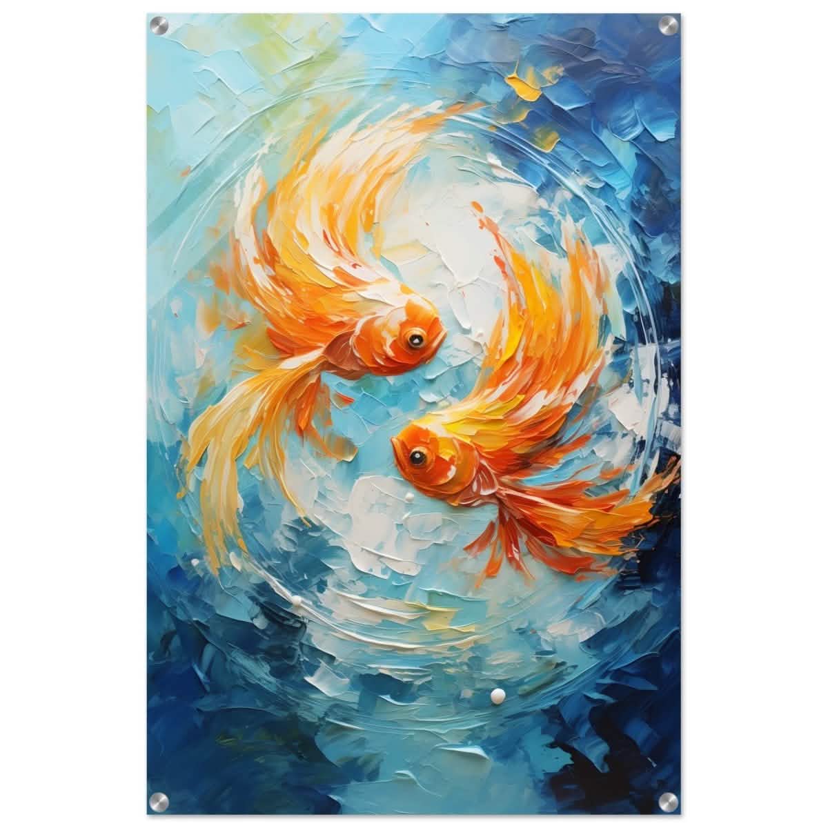 Flowing Fortune | Abstract Realism wall art print - Acrylic Print - 30x45 cm / 12x18″ -