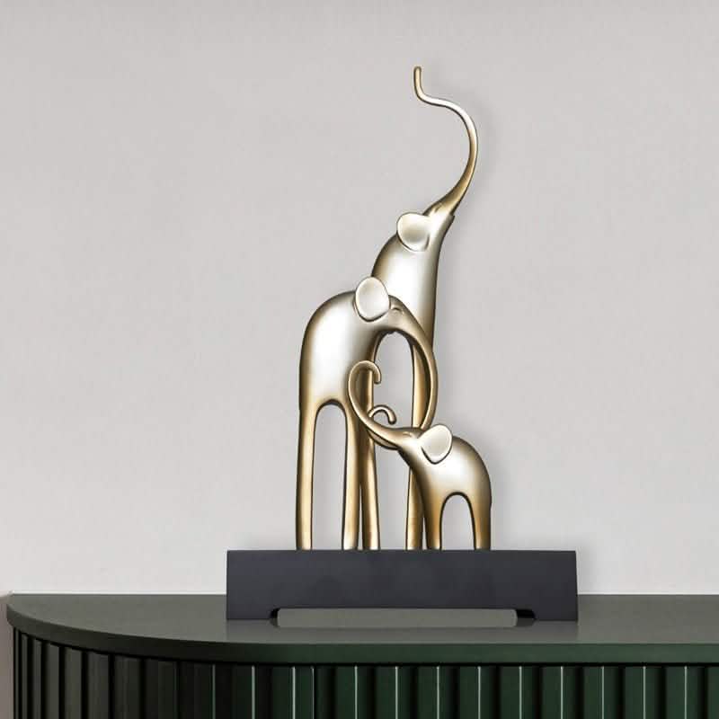 Fortune Bring Elephant Decorative Crafts - Bright Gold -