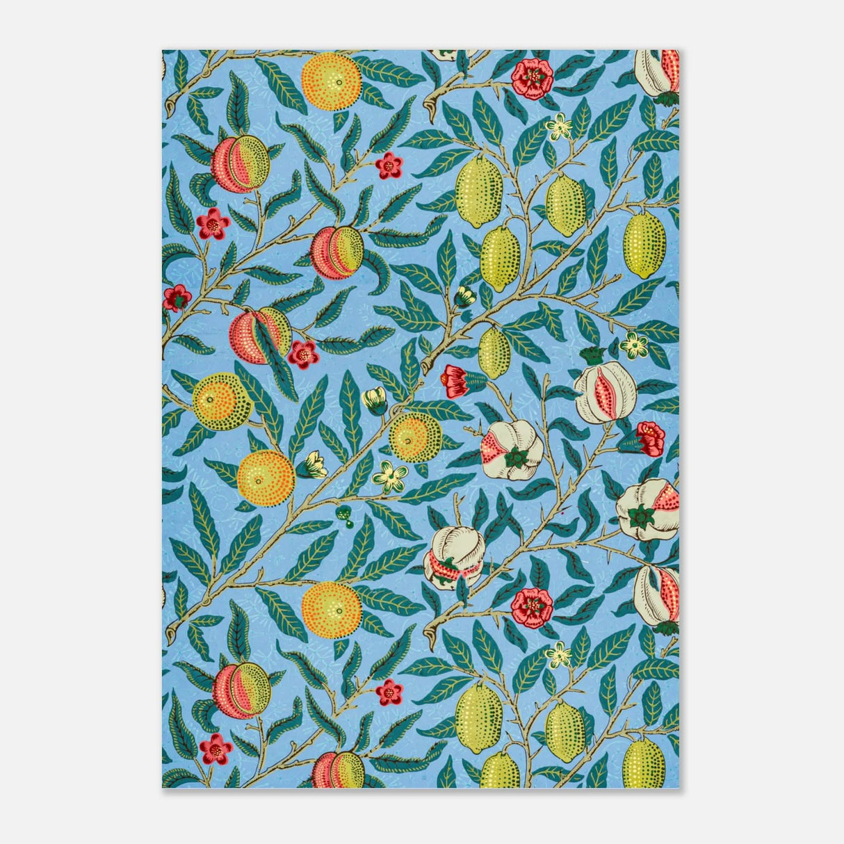 Fruit or Pomegranate by William Morris - Aluminum Print - 70x100 cm / 28x40″ -