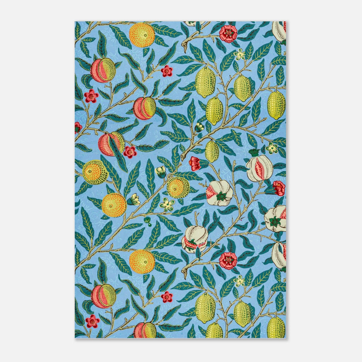 Fruit or Pomegranate by William Morris - Aluminum Print - 60x90 cm / 24x36″ -
