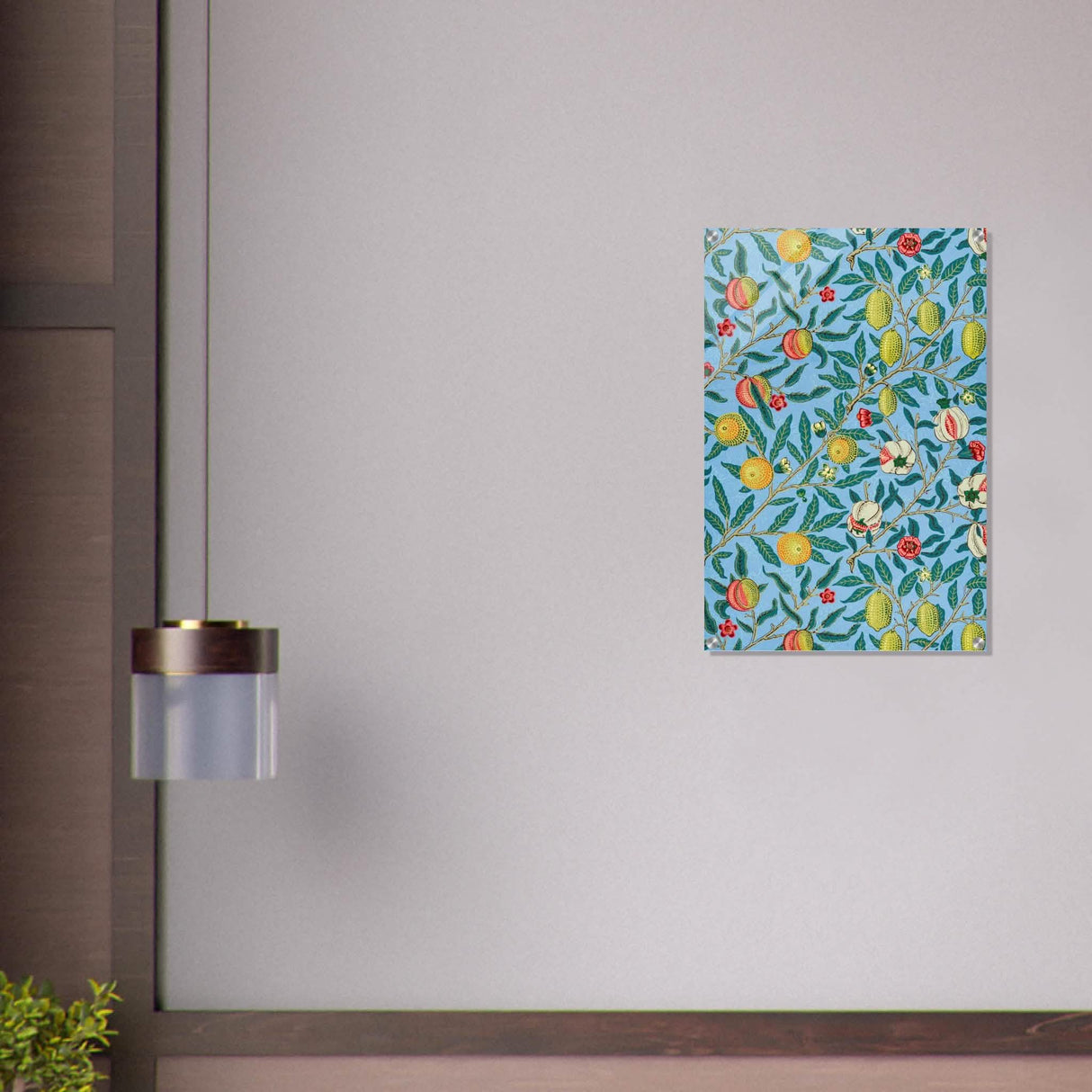 Fruit or Pomegranate by William Morris - Acrylic Print - 50x75 cm / 20x30″ -