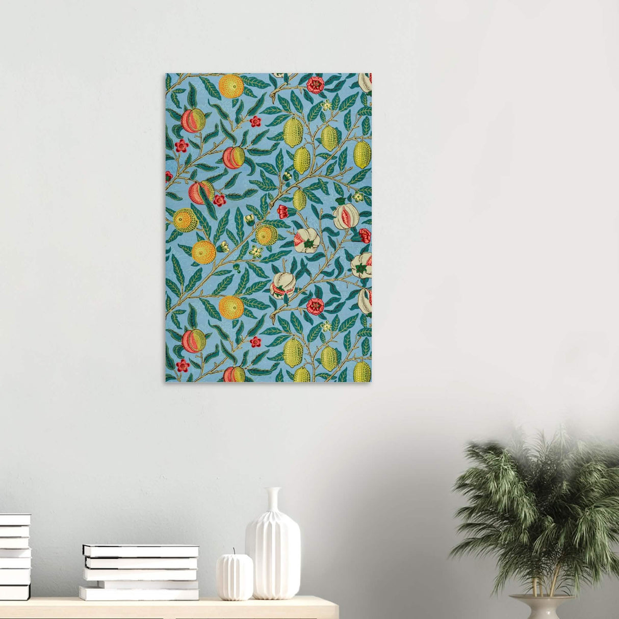 Fruit or Pomegranate by William Morris - Wood Prints - 50x75 cm / 20x30″ - 20 mm