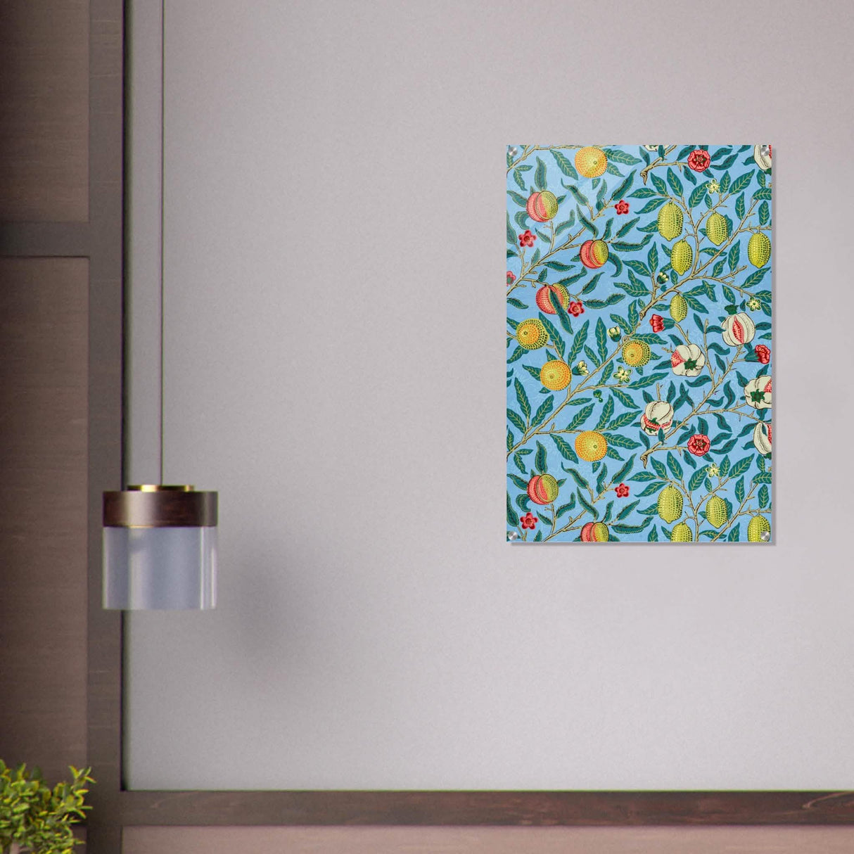 Fruit or Pomegranate by William Morris - Acrylic Print - 60x90 cm / 24x36″ -