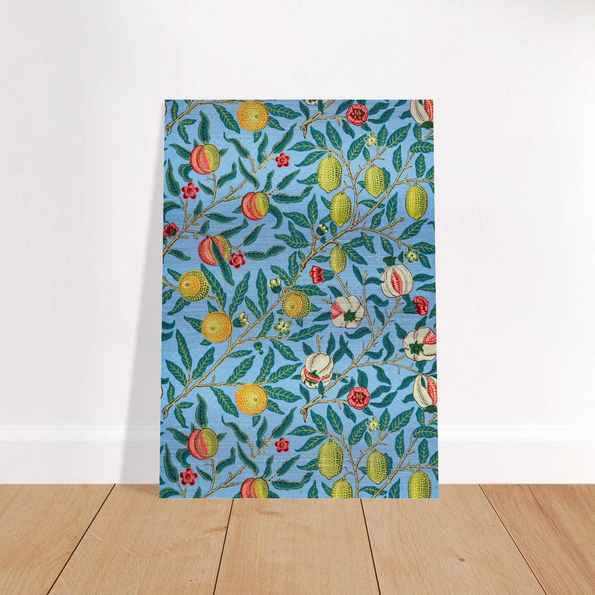 Fruit or Pomegranate by William Morris - Brushed Aluminum Print - 70x100 cm / 28x40″ -