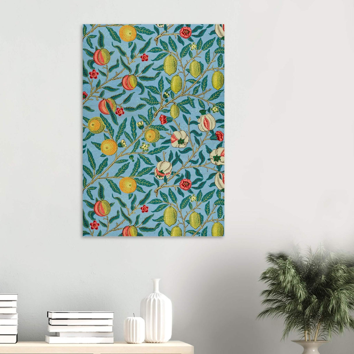 Fruit or Pomegranate by William Morris - Wood Prints - 60x90 cm / 24x36″ - 10 mm