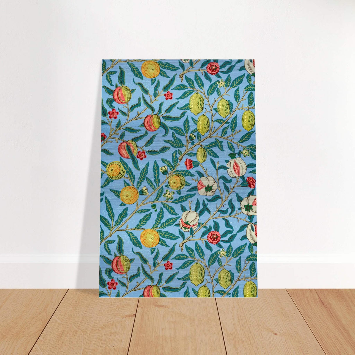 Fruit or Pomegranate by William Morris - Brushed Aluminum Print - 60x90 cm / 24x36″ -