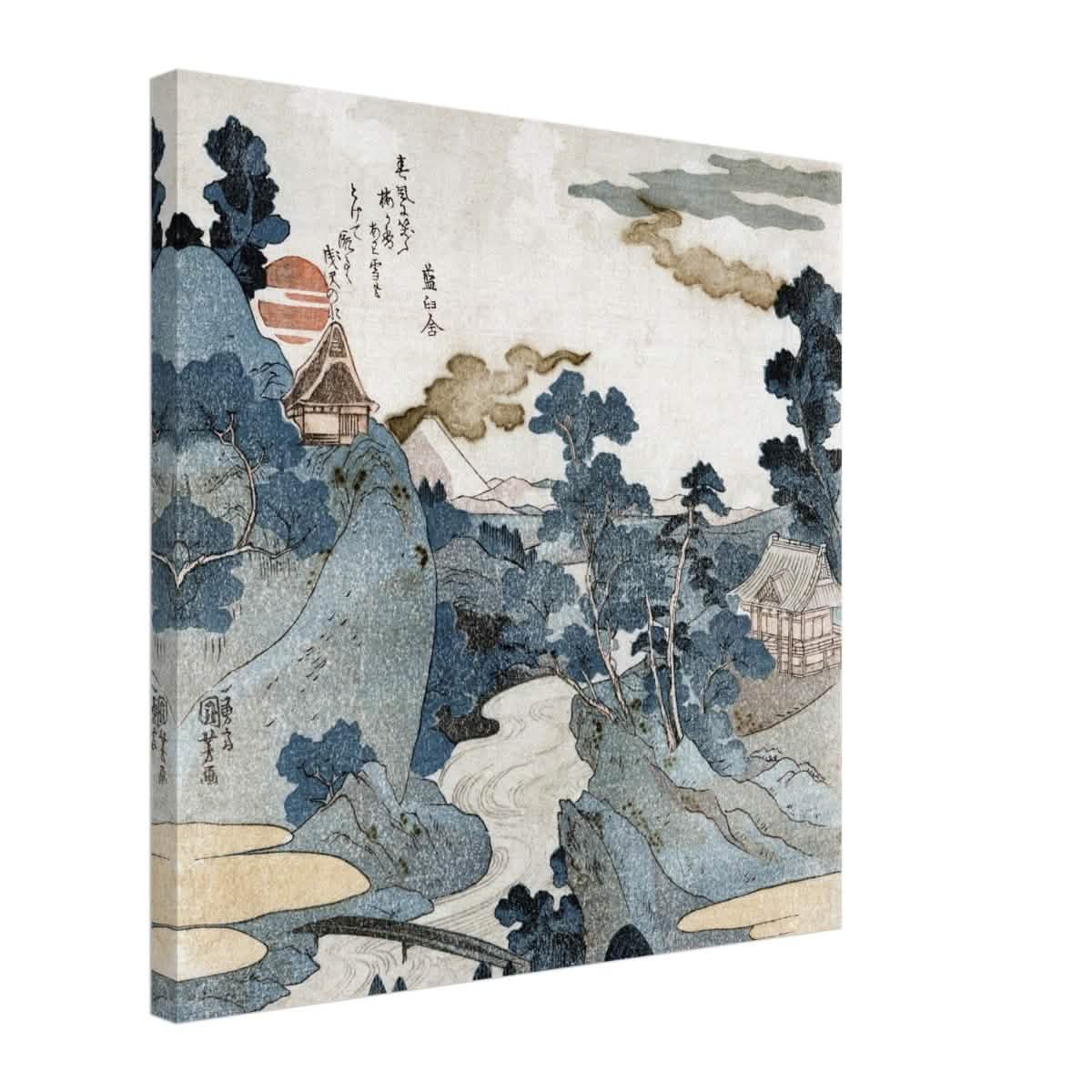 Fuji No Yukei By Utagawa Kuniyoshi | Vintage wall art print - Canvas - 50x50 cm / 20x20″ -