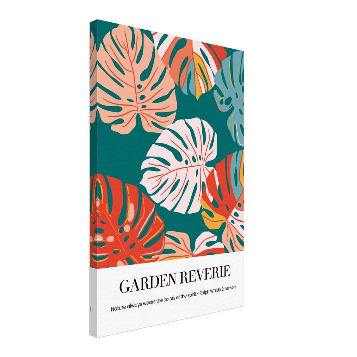 Garden Reverie | Abstract botanical masterpiece - Canvas - 40x60 cm / 16x24″ -