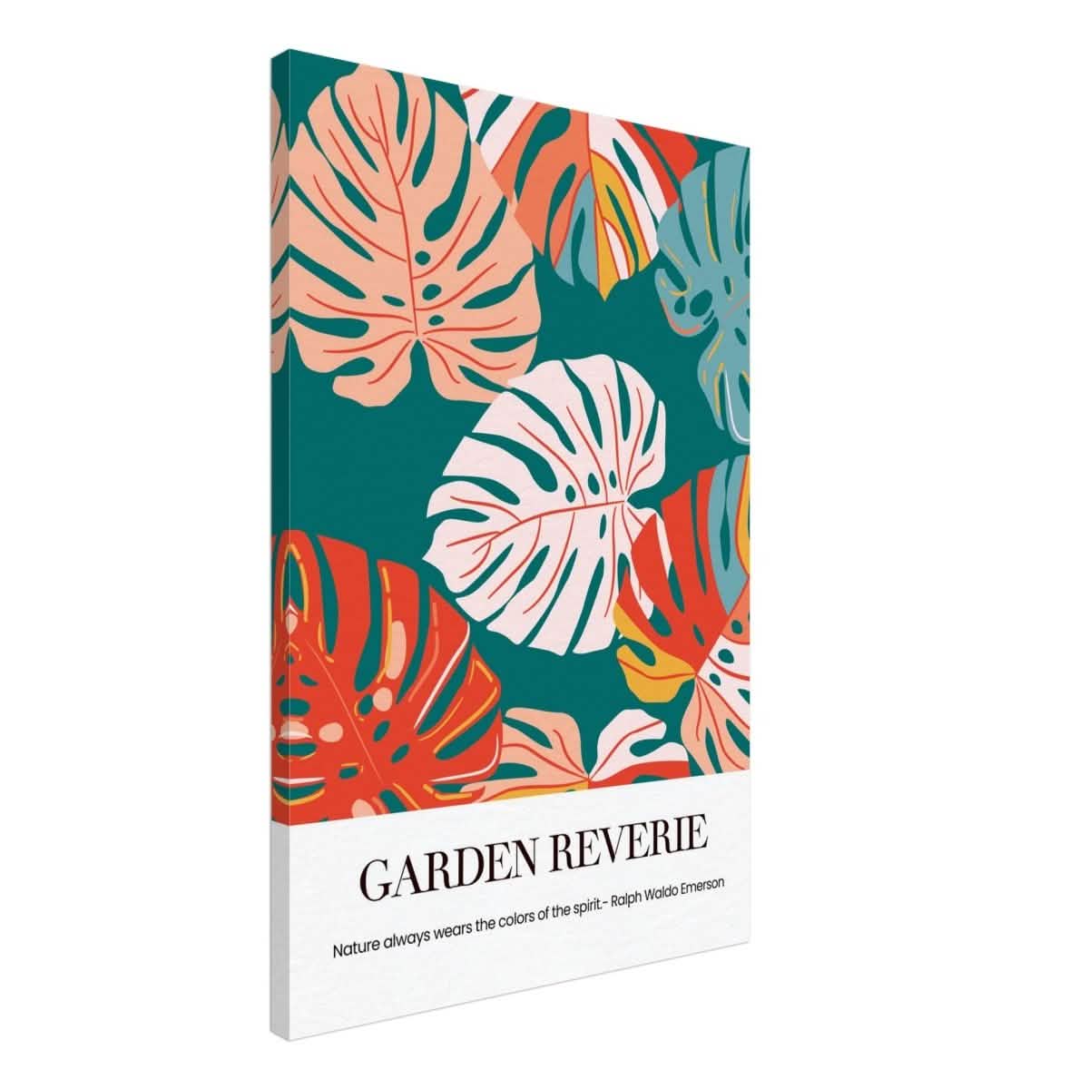 Garden Reverie | Abstract botanical masterpiece - Canvas - 50x75 cm / 20x30″ -